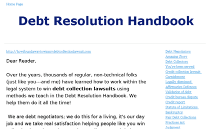 debtresolutionhandbook.com