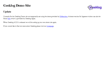 demo.geeklog.net