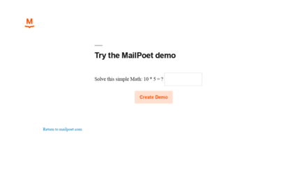 demo.mailpoet.com