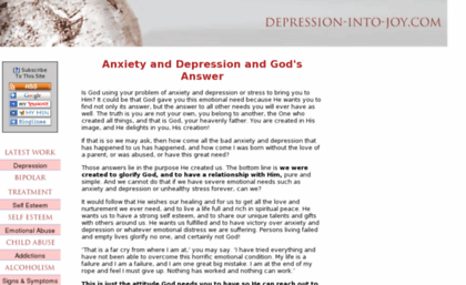 depression-into-joy.com