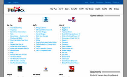 Desitellybox.me website. DesiTVBox - Watch Online All Indian TV Shows