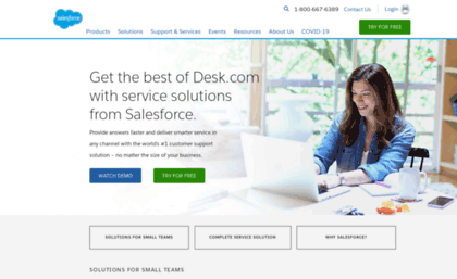 Desk Com Website Help Desk Software Salesforce Com