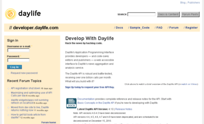developer.daylife.com