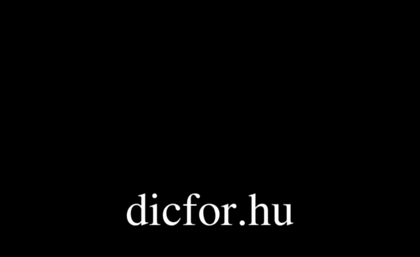 dicfor.hu