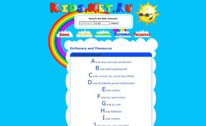 dictionary.kids.net.au
