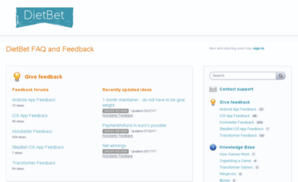 dietbet.uservoice.com