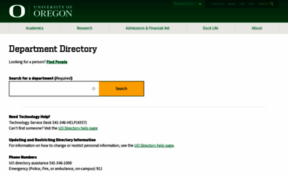 directory.uoregon.edu