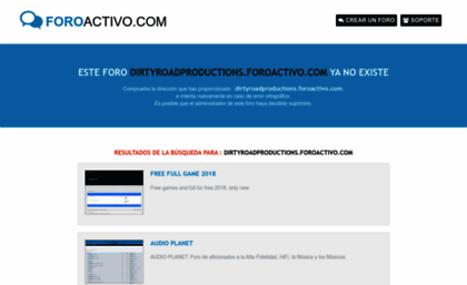 dirtyroadproductions.foroactivo.com