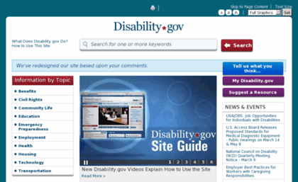 disabilityinfo.gov