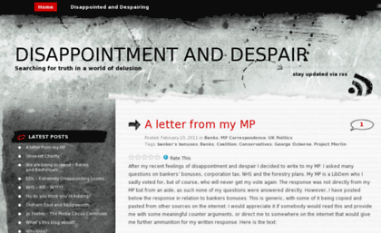disappointmentanddespair.com