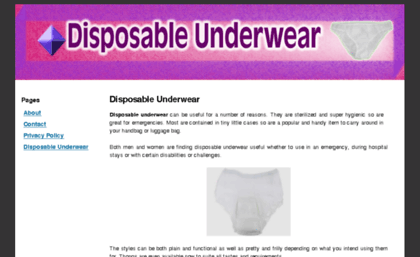 disposableunderwear.org