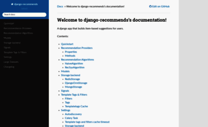 django-recommends.readthedocs.org