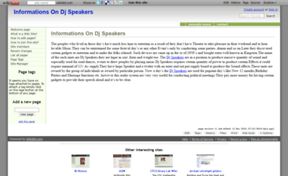 djspeakers1111.wikidot.com