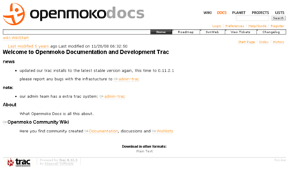 docs.openmoko.org