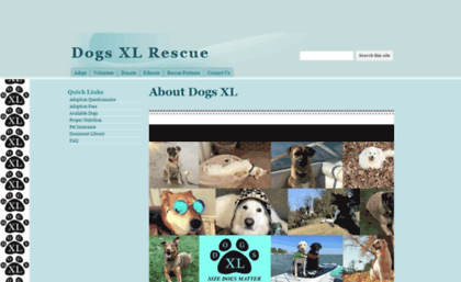 dogsxlrescue.org