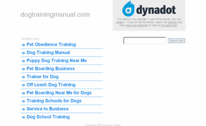 dogtrainingmanual.com