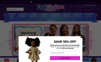 dollclothessuperstore.com
