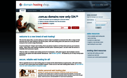 domainhostingshop.com.au