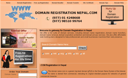 domainregistrationnepal.com