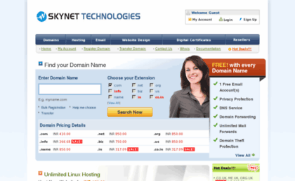 domains.skynetindia.info