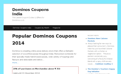 dominos-coupons.in