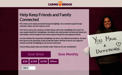 donate.caringbridge.org