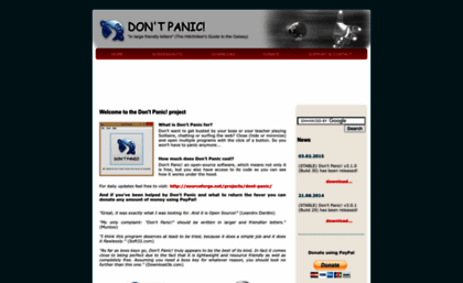 dont-panic.sourceforge.net