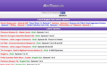  website.  :: Download Animes and Cartoon in Hindi,  English Dub and With English....