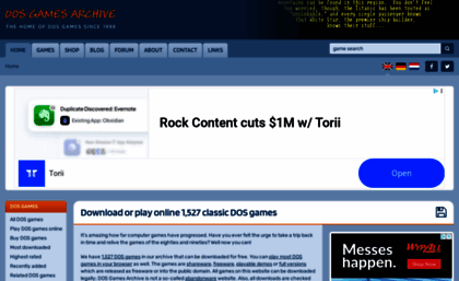 dosgamesarchive.com