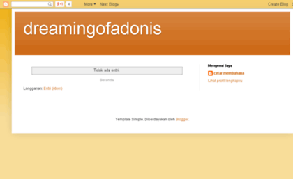 dreamingofadonis.blogspot.com