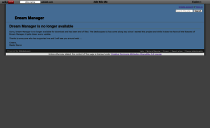 dreammanager.wikidot.com
