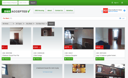 Dssaccepted Co Uk Website Dssaccepted Housing In The Uk
