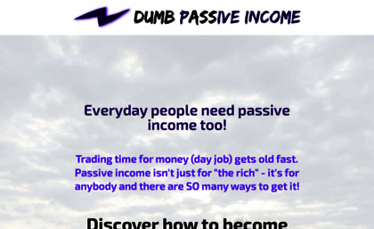 dumbpassiveincome.com