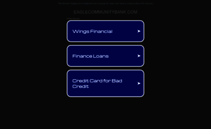 eaglecommunitybank.com