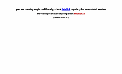 Eaglecraft.pages.dev website. EaglercraftX 1.8.