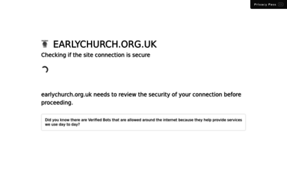 earlychurch.org.uk