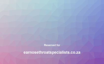 earnosethroatspecialists.co.za
