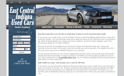 eastcentralindianausedcars.com