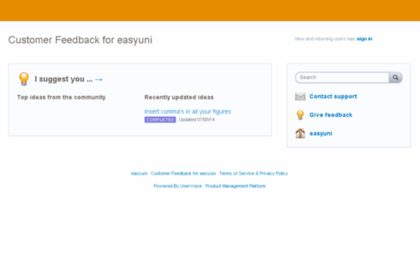 easyuni.uservoice.com