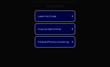 ecode.org.uk