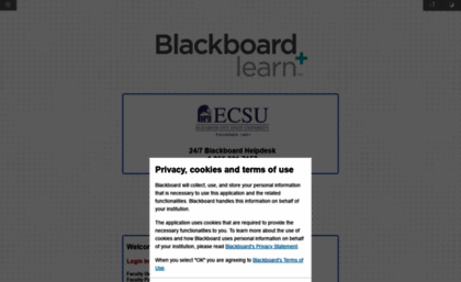 ecsu.blackboard.com