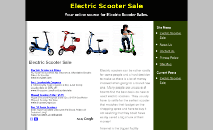 electricscootersale.net