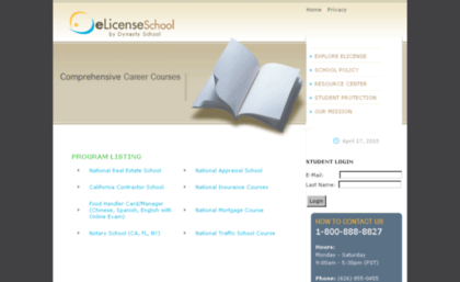 elicenseschool.com