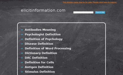 elicitinformation.com