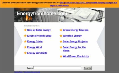 energyfromhome.com