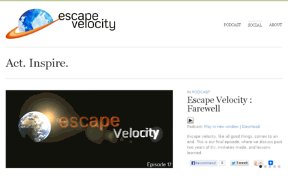 escapevelocity.is