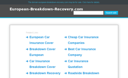 european-breakdown-recovery.com