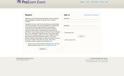 event.proexam.org