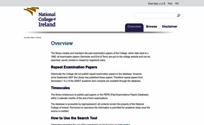 exampapers.ncirl.ie