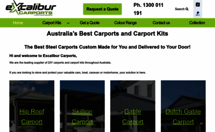 Excaliburcarports Com Au Website Diy Carport Kits For Sale